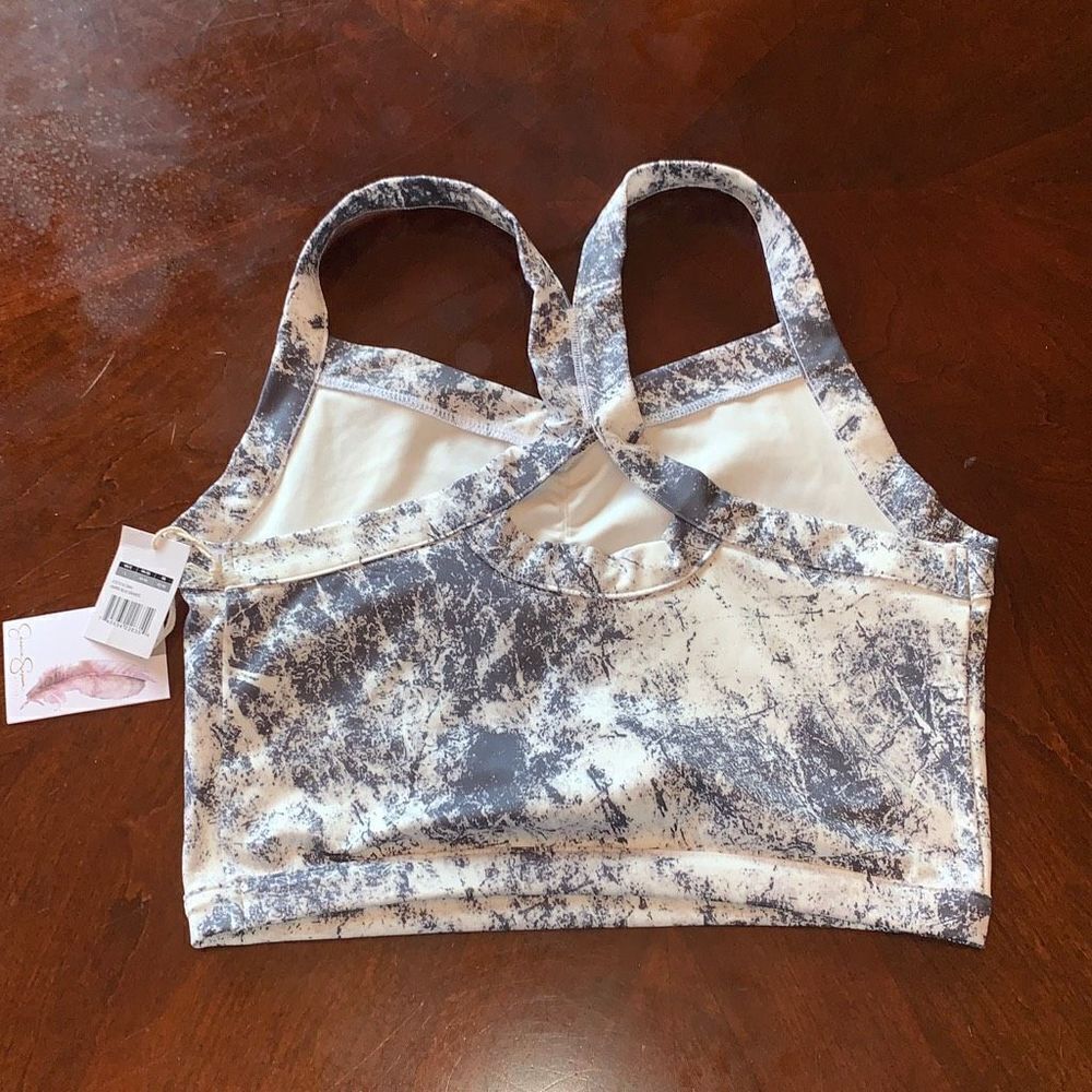 NWT • Jessica Simpson Crop Workout Top •Large - Picture 4 of 4